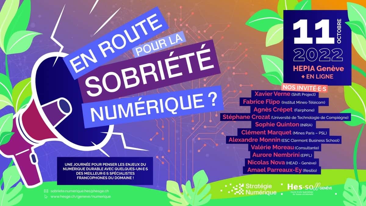 Événement&nbsp;: “En route pour la sobriété numérique ?”