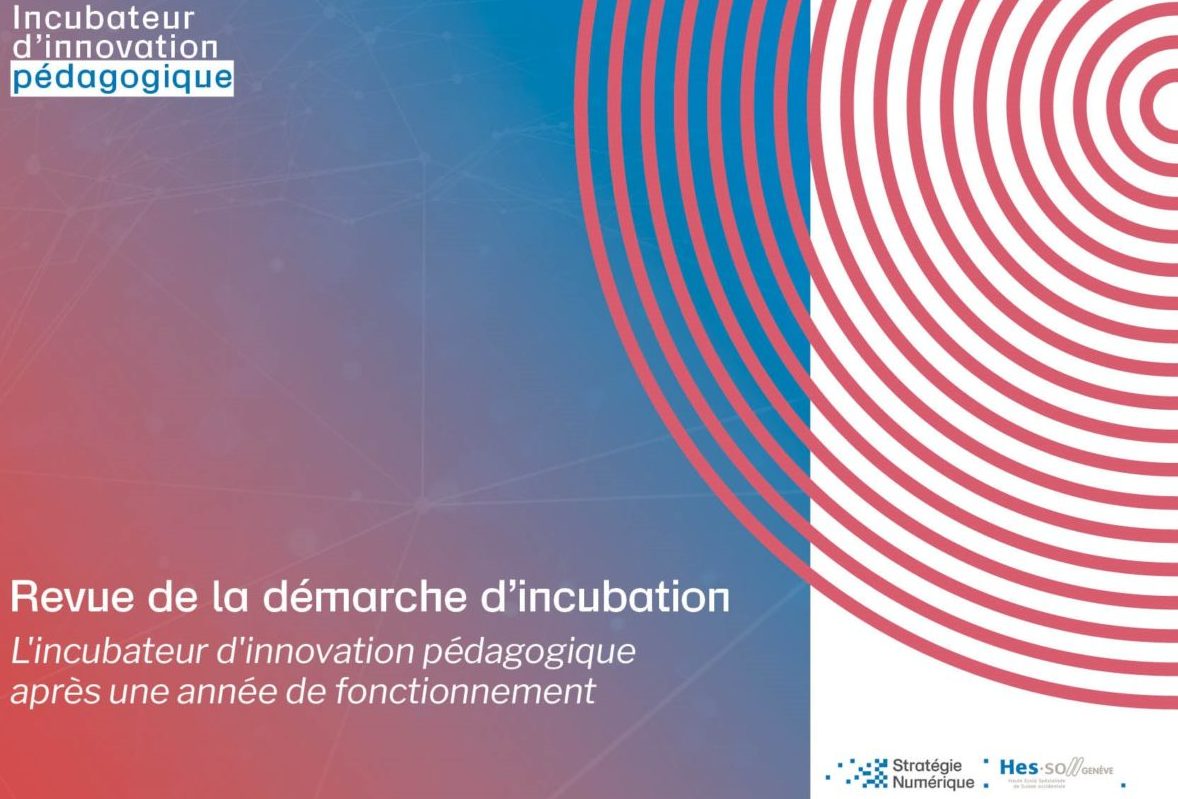 Revue de la démarche d'incubation : L'incubateur d'innovation pédagogique après une année de fonctionnement.